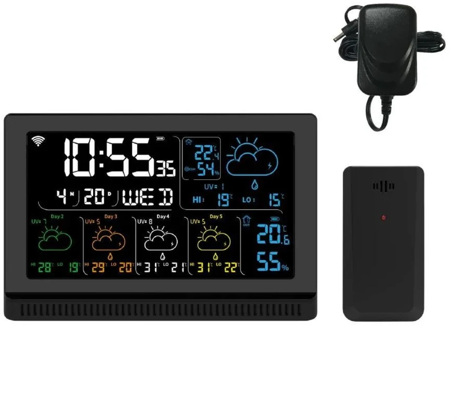 Orų stotelė su Wi-Fi Manta MTO200B Windy Smart, juoda