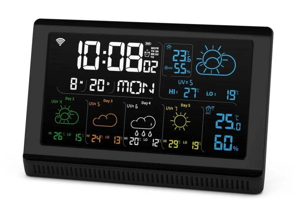 Orų stotelė su Wi-Fi Manta MTO200B Windy Smart, juoda