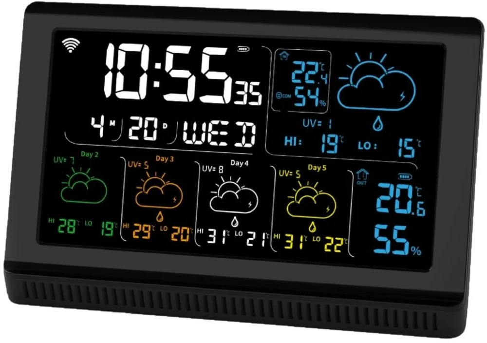 Orų stotelė su Wi-Fi Manta MTO200B Windy Smart, juoda