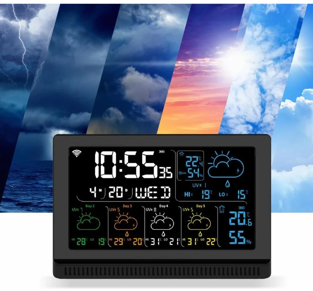 Orų stotelė su Wi-Fi Manta MTO200B Windy Smart, juoda