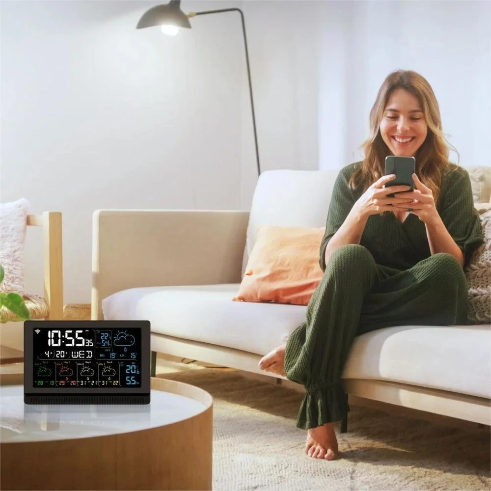 Orų stotelė su Wi-Fi Manta MTO200B Windy Smart, juoda