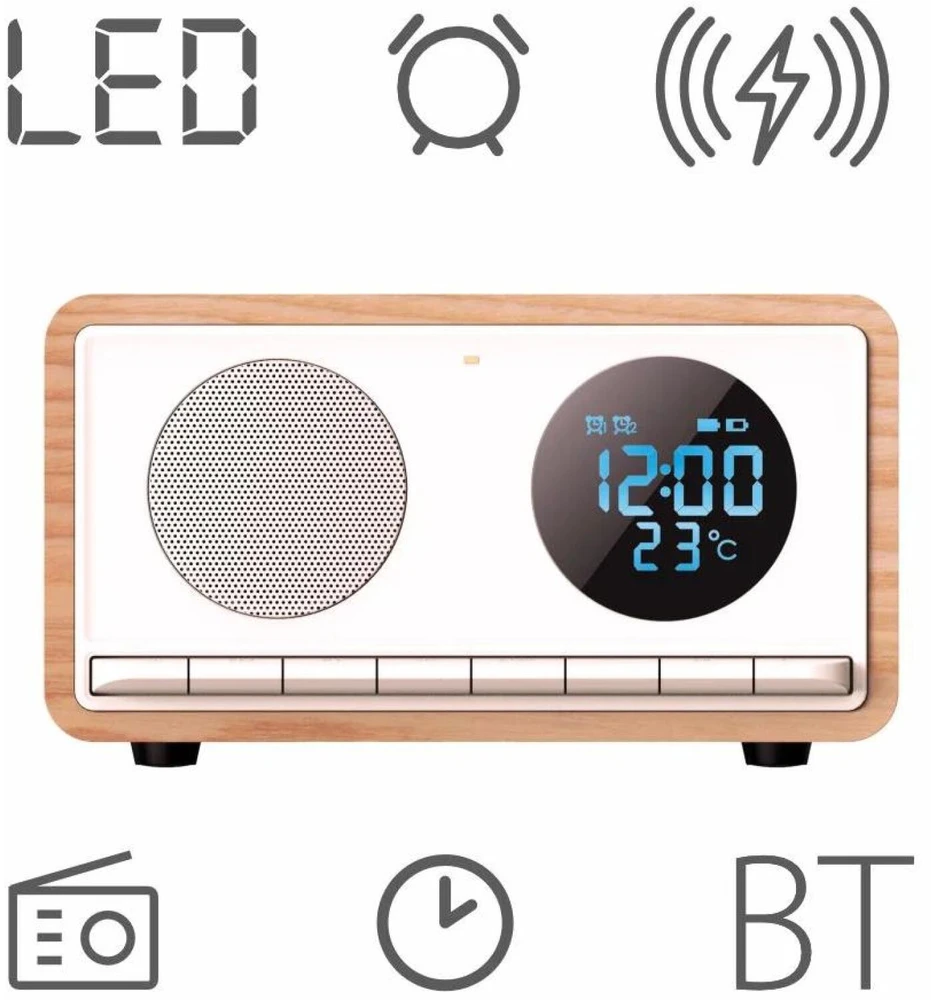 Manta RDI912W Rimini Baltas Bluetooth garsiakalbis