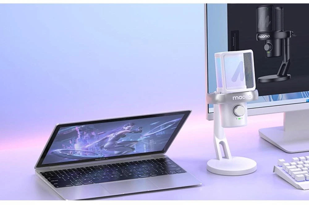 Maono DM40 Pro mikrofonas (baltas)