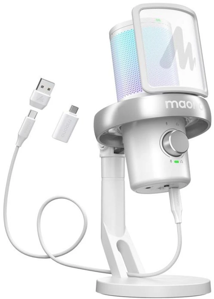 Maono DM40 Pro mikrofonas (baltas)