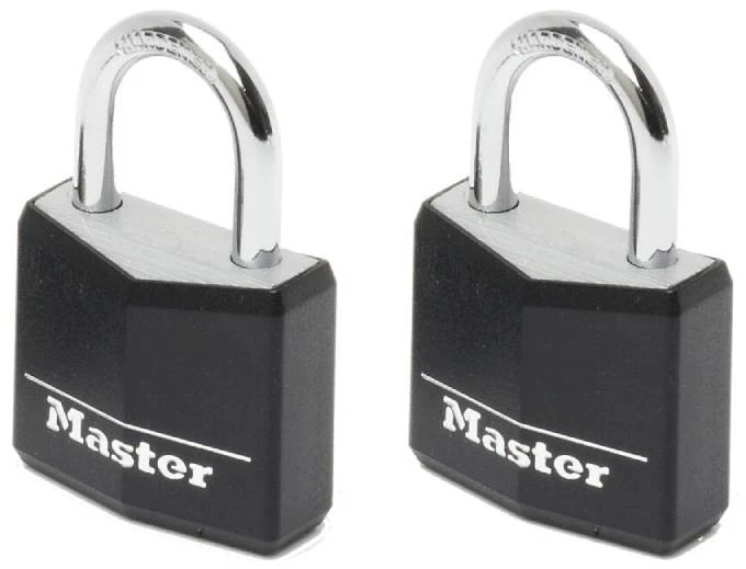 Master Lock Spynelė MasterLock 9130EURTBLK; 30 mm; 2 vnt.