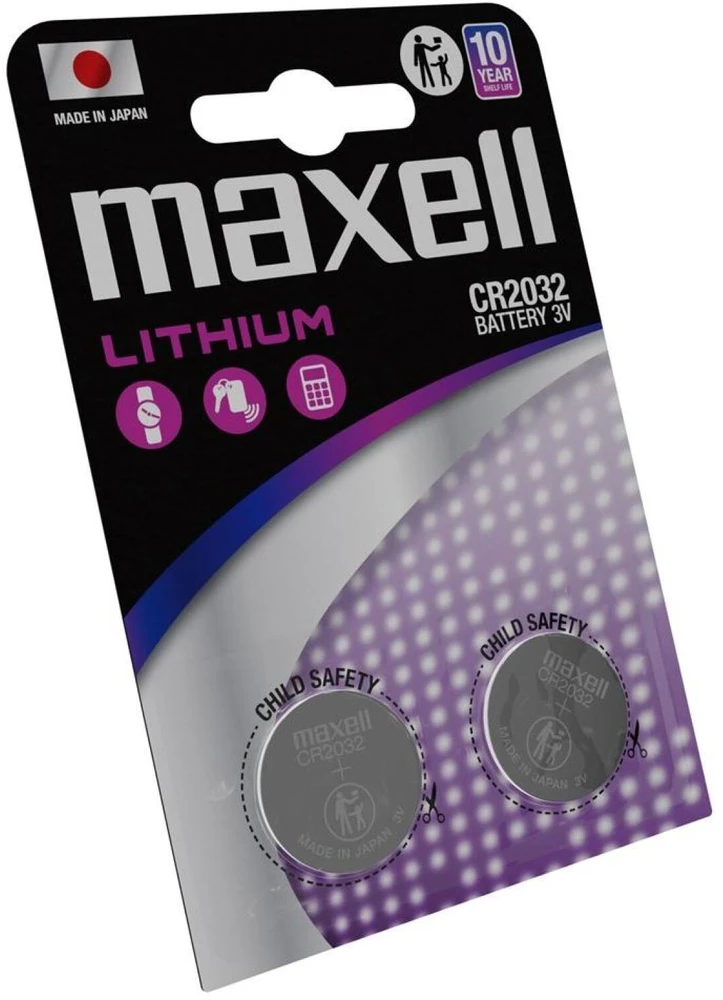 MAXELL CR2032 specializuota baterija, 2 vnt.
