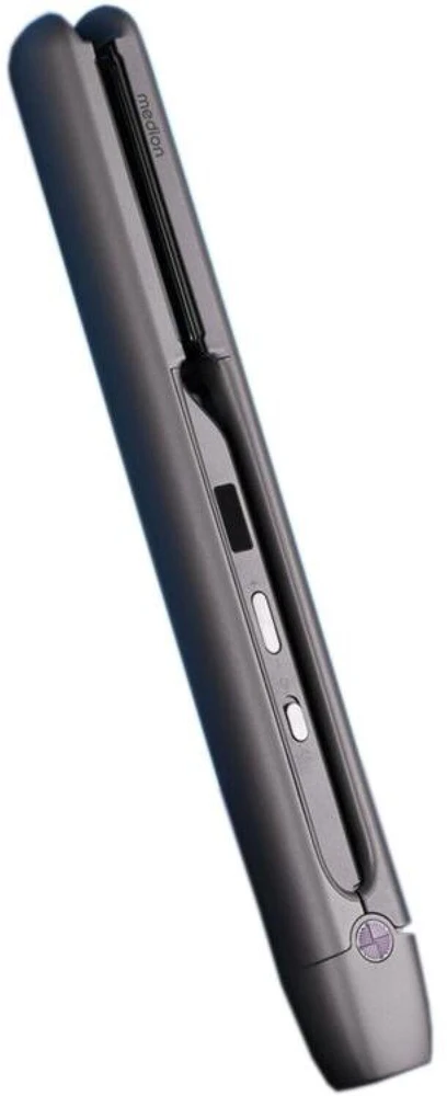 Medion LIFE HS2 plaukų tiesintuvas MD19865 50076372, 165-210°C, 5 nustatymai, keramikos-turmalino plokštės, 90x28mm, 60s įkaitimas