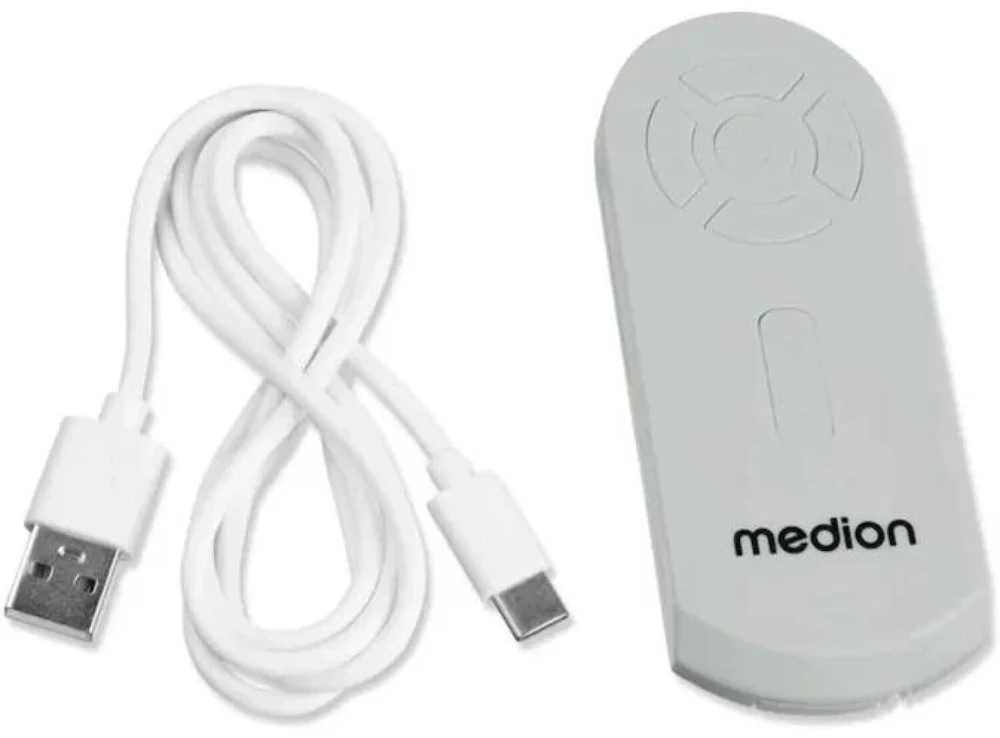 Medion LIFE Stovyklavimo ventiliatorius E10 TF MD 12065 50078440, 20W, 4m/s, 48dB, 110°, 5 greičiai, 2 režimai, 10000mAh, USB-A