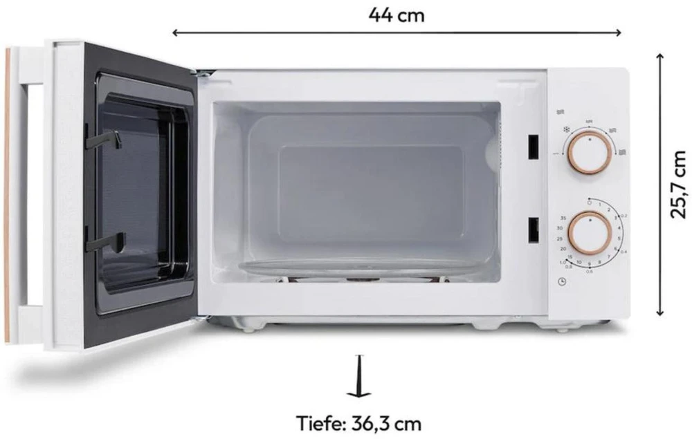 Medion Life MD 10596 Solo Mikrobangų krosnelė baltas 20l