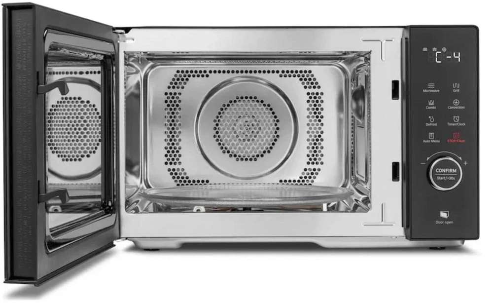 Medion mikrobangų krosnelė MD12031 50076274, 900W, 1000W grilis, 1680W karštas oras, 23l, 288mm, 5 lygiai, 11 programų, laikmatis