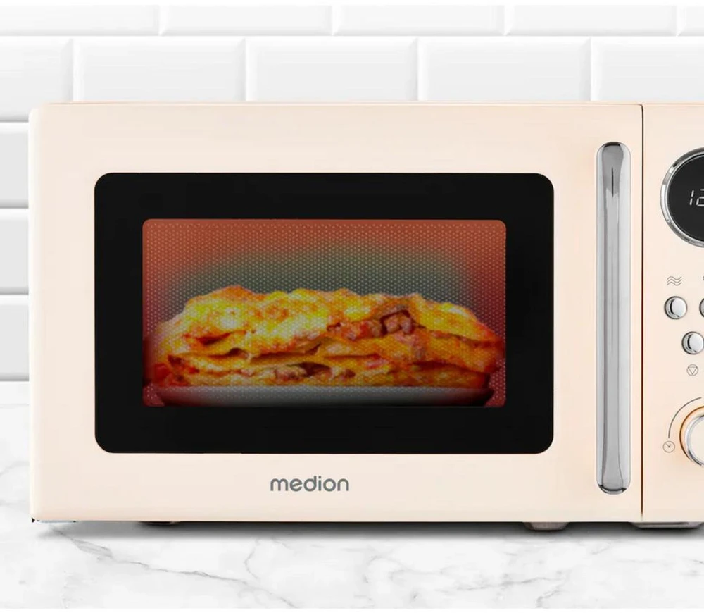 Mikrobangų krosnelė Medion MD15000 retro smėlinė