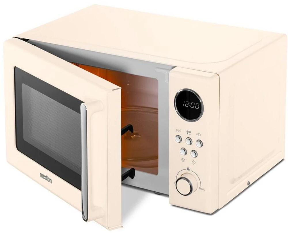 Mikrobangų krosnelė Medion MD15000 retro smėlinė