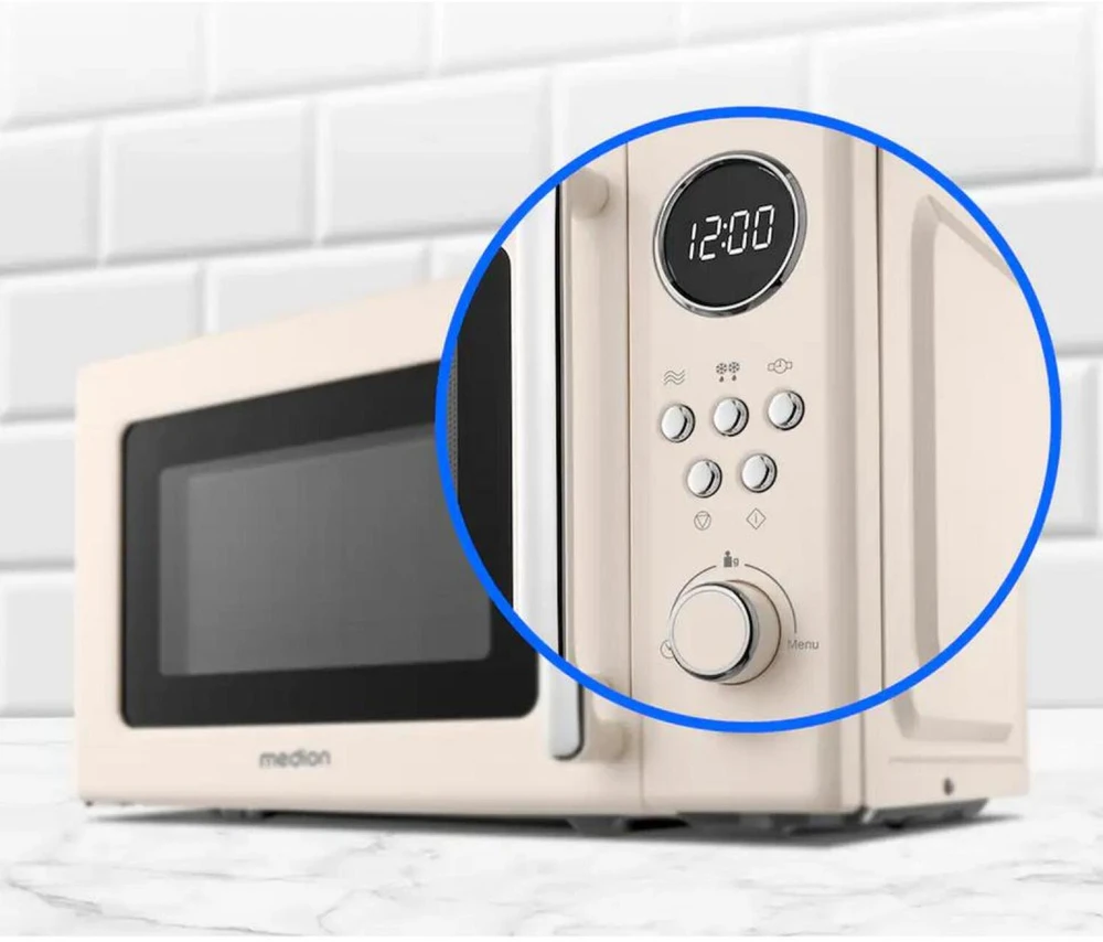 Mikrobangų krosnelė Medion MD15000 retro smėlinė