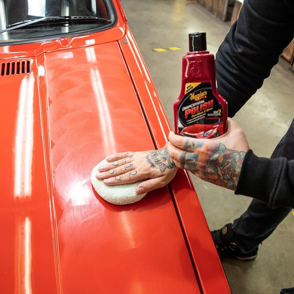 Meguiars A2116 Deep Crystal Color Restorer & Brightgterer Polish before Wax 473 ml buteliukas (JAV)