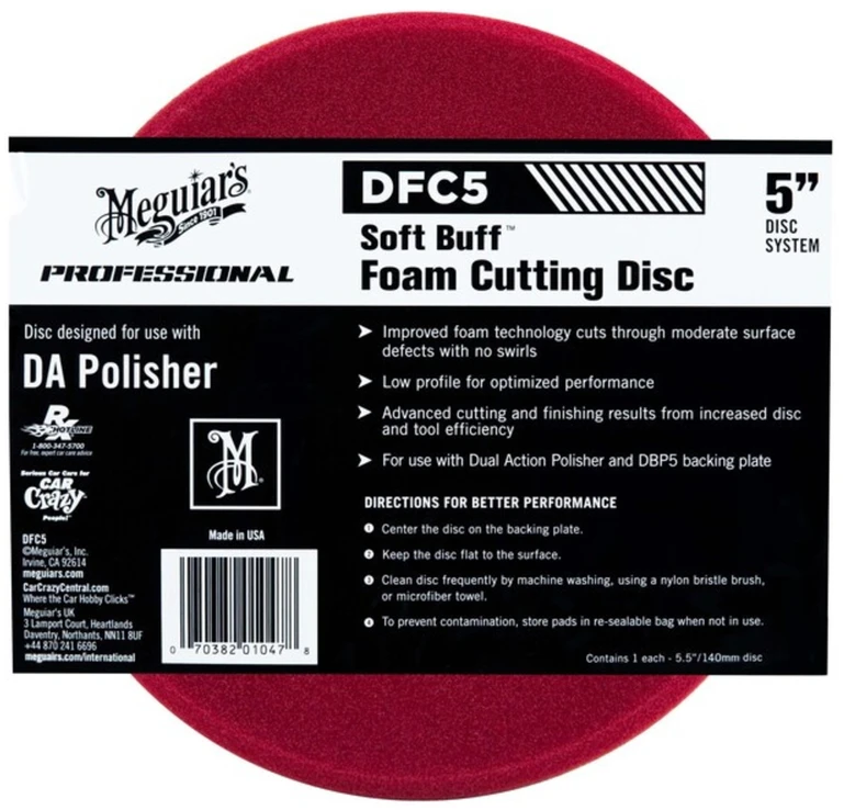 Meguiars Coarse Polishing Disc 140 mm.