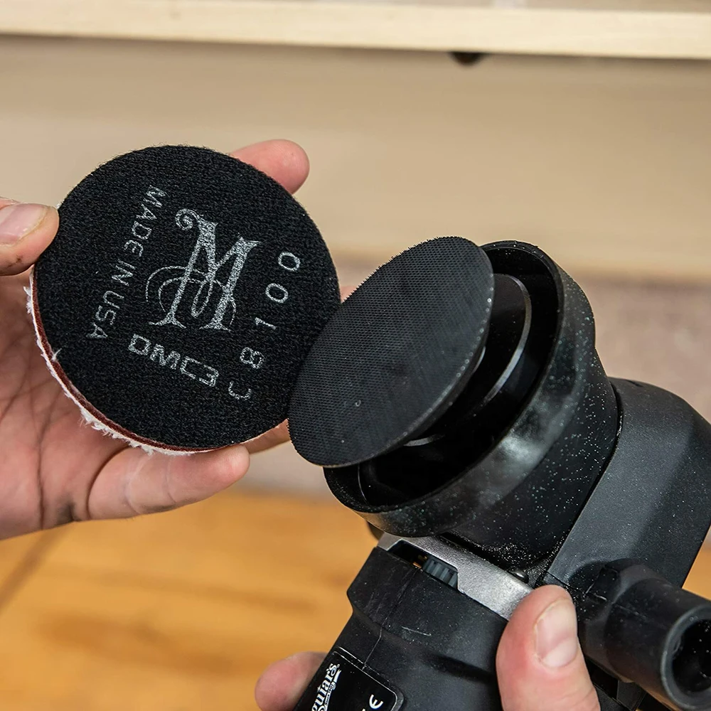 Meguiars DMC3 PRO 3'' 76 mm minkšto mikropluošto pjovimo poliravimo diskas (2 vnt) – universalus su lipniu tvirtinimu bet kokiam poliruokliui (JAV)