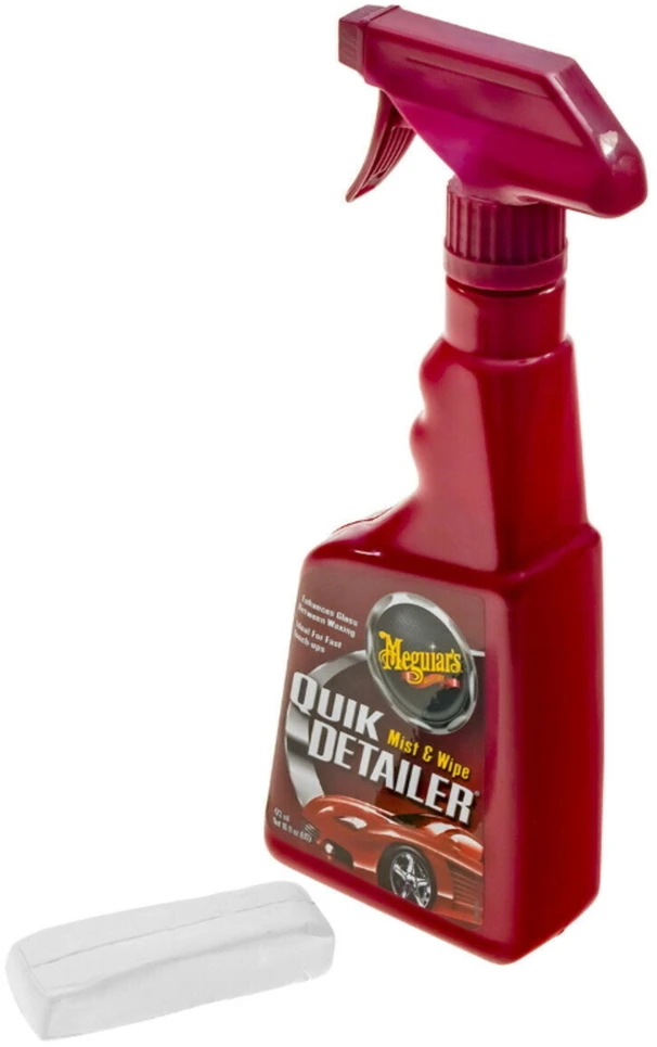 Starter Meguiars G1116EU Quik Cleaning Clay (80g) Pradinis rinkinys su 473ml Detailer skysčio buteliuku (JAV)