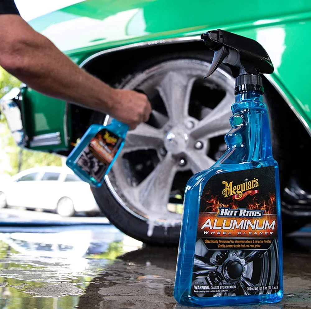 Meguiars G14324 karštų ratlankių aliuminio giluminis ir saugus valiklis su apsauga 710 ml (JAV)