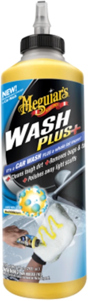 Meguiars G25024E All in One Wash Plus Skystis Nuvalo sunkiai susikaupusius nešvarumus Pašalina vabzdžius, dervas Pašalina lengvus įbrėžimus (JAV)