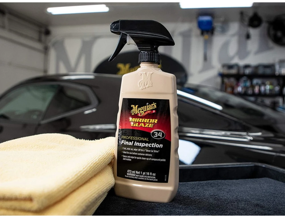 Meguiars M3416 Mirror Glaze Professional Purškiamas detales galutiniam patikrinimui Touch Perfect po C2000 Clay (473ml) (JAV)