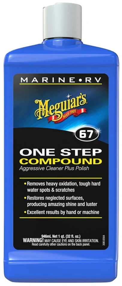 Meguiars M6732 1-Step Safe & Effective valiklis ir poliravimas valties oksidatoriui pašalinti 945ml (JAV)