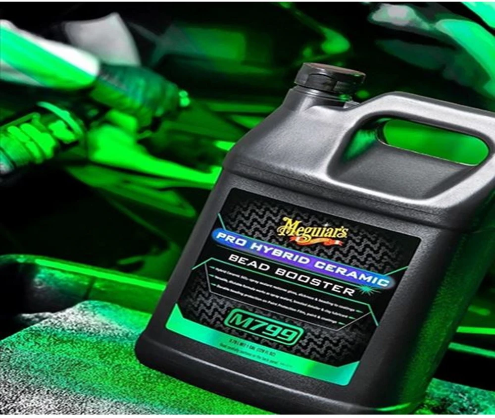 Meguiars M79901 Pro Ceramic Bead Booster, skirtas išlaikyti keramines Si02 dangas, atkuria blizgesį ir glotnumą (3,78 l) (JAV)