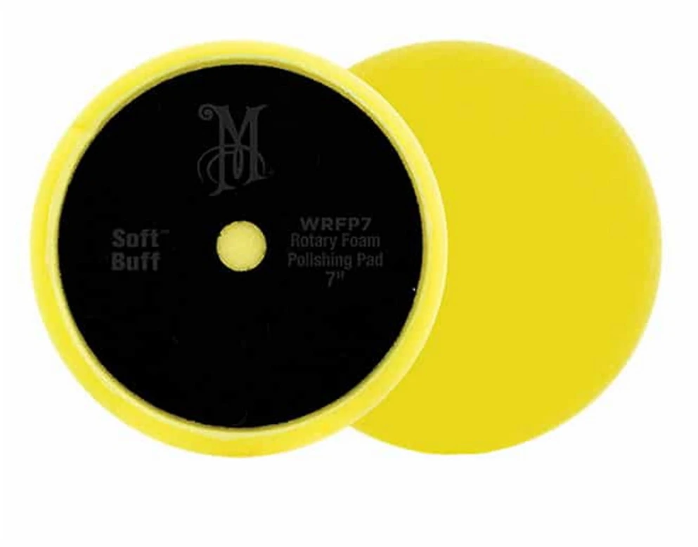 Meguiars WRFP7 Soft Buff 7'' (175 mm) rotacinis putplasčio poliravimo padas su patobulintu pašalina smulkius paviršiaus defektus (JAV)
