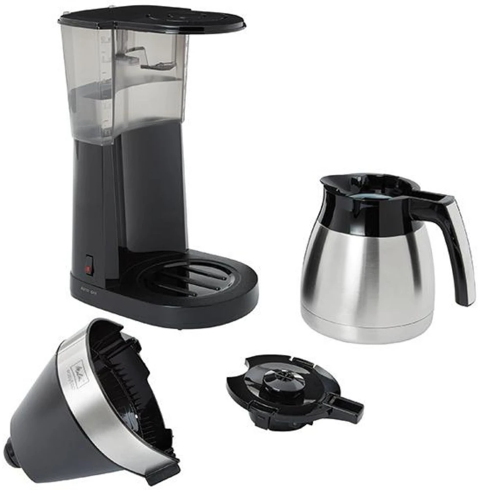 Kavos aparatas Transfer Express Melitta Lengvas II Thermo 1023- 08 Sidabrinis