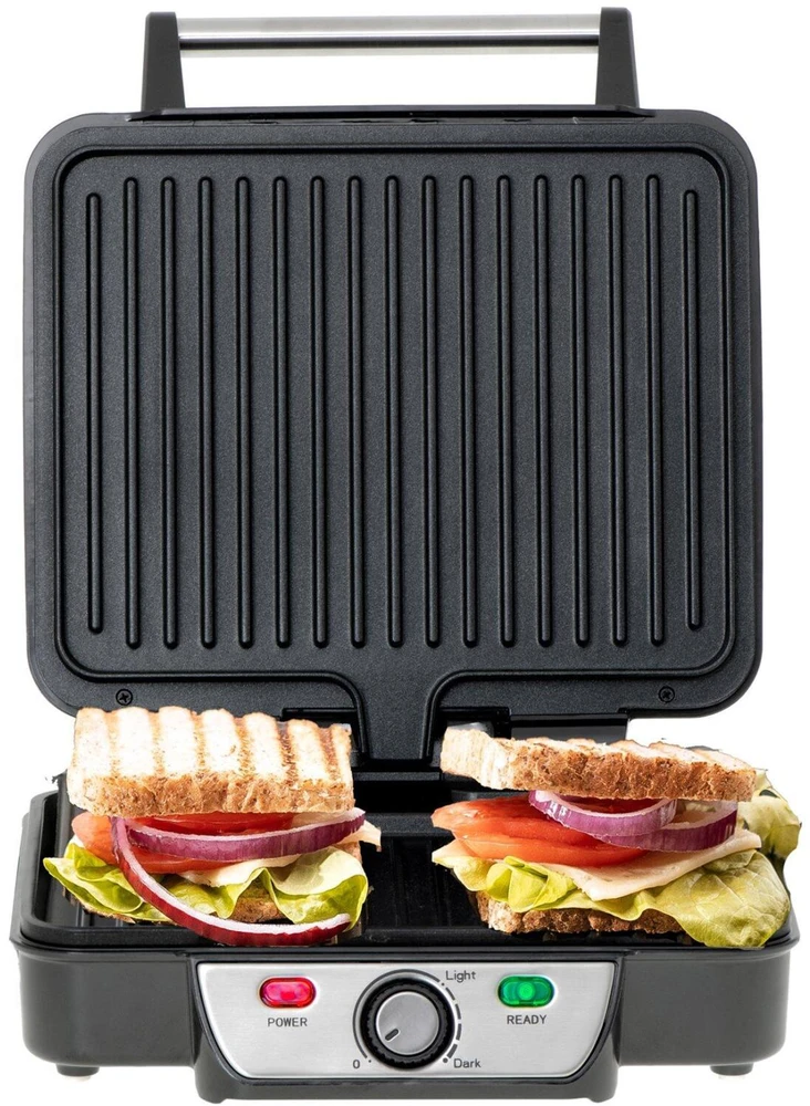 Mesko | Grilis | MS 3050 | Contact grill | 1800 W | Juodas/Nerūdijantis plienas