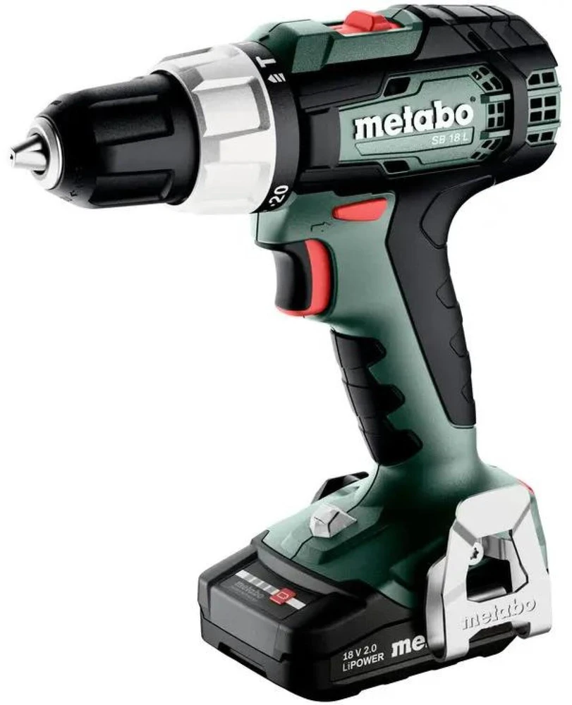 Suktuvas-gręžtuvas Metabo SB 18 L; 18 V; 2x2,0 Ah akum.