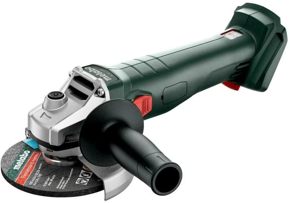 Akumuliatorinis kampinis šlifuoklis Metabo W 18 7-125; 18 V; 125 mm (be akumuliatoriaus ir pakrovėjo)