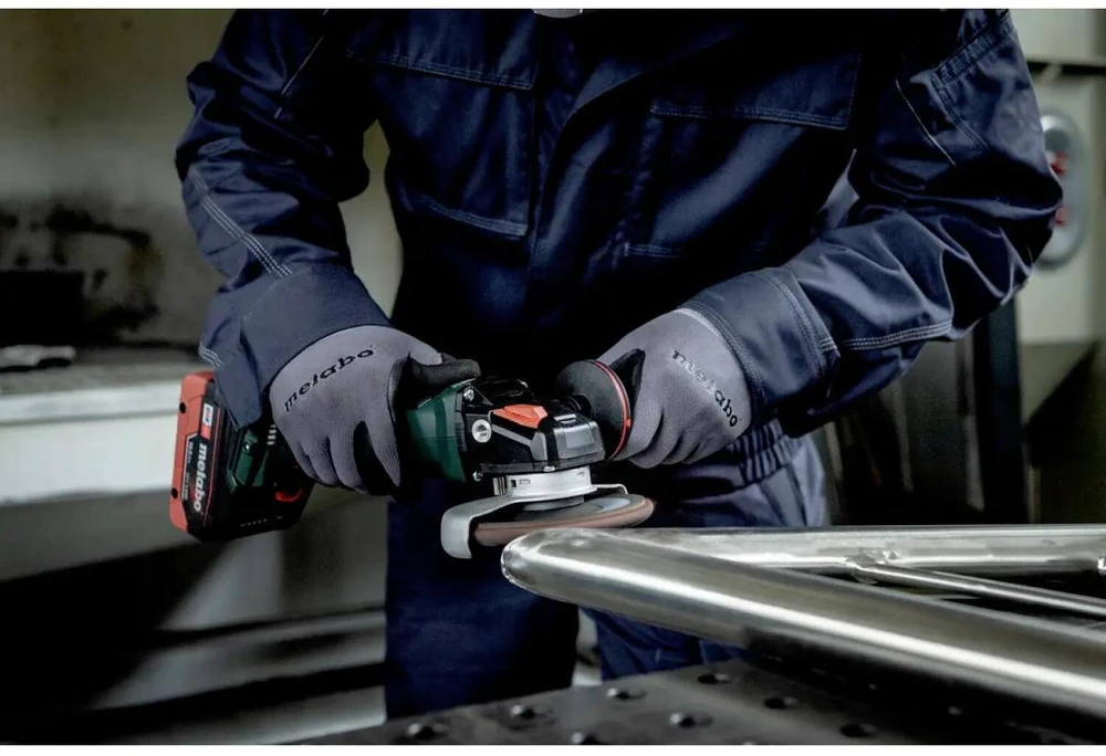 Kampinis šlifuoklis Metabo WVB 18 LT BL 11-125 Quick Inox; 18 V; 125 mm (be akumuliatoriaus ir pakrovėjo)