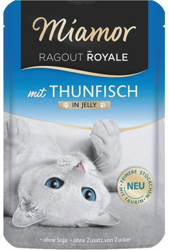 Drėgnas Kačių Maistas - Miamor Ragout Royale Tunas Su Želė 100g