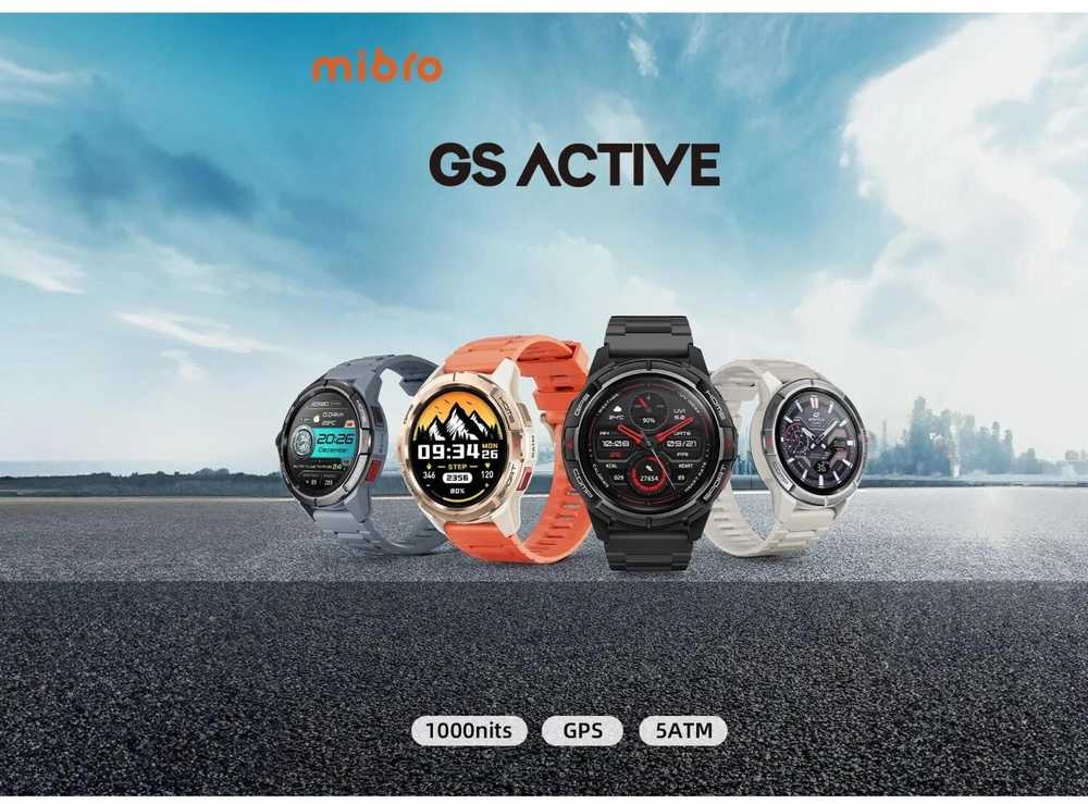 MBR Mibro GS Active Išmanusis laikrodis (Juodas)