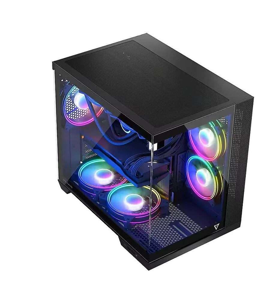 Modecom Volcano Panorama Apex ARGB 5F juoda