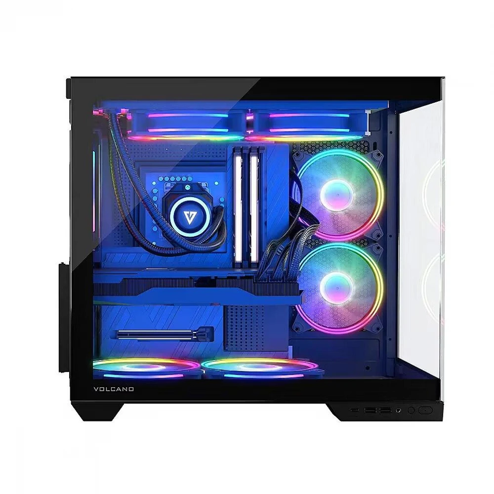 Modecom Volcano Panorama Apex ARGB 5F juoda