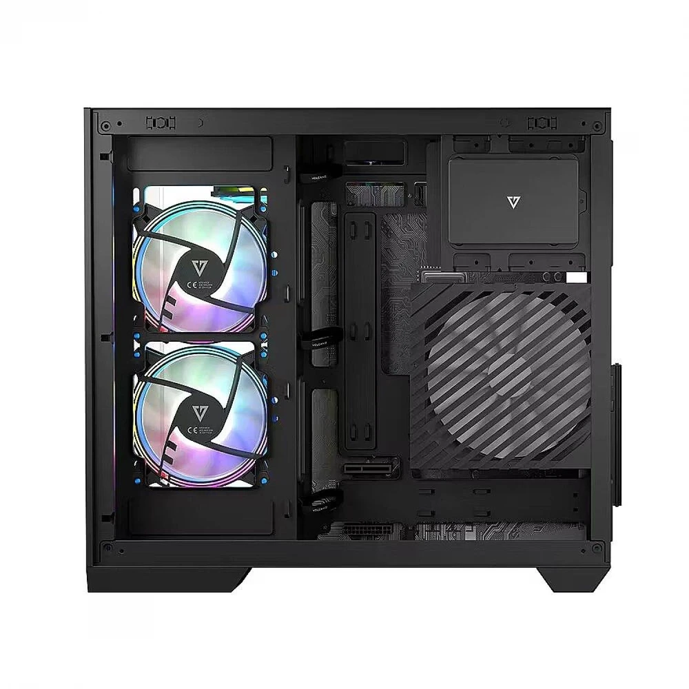 Modecom Volcano Panorama Apex ARGB 5F juoda