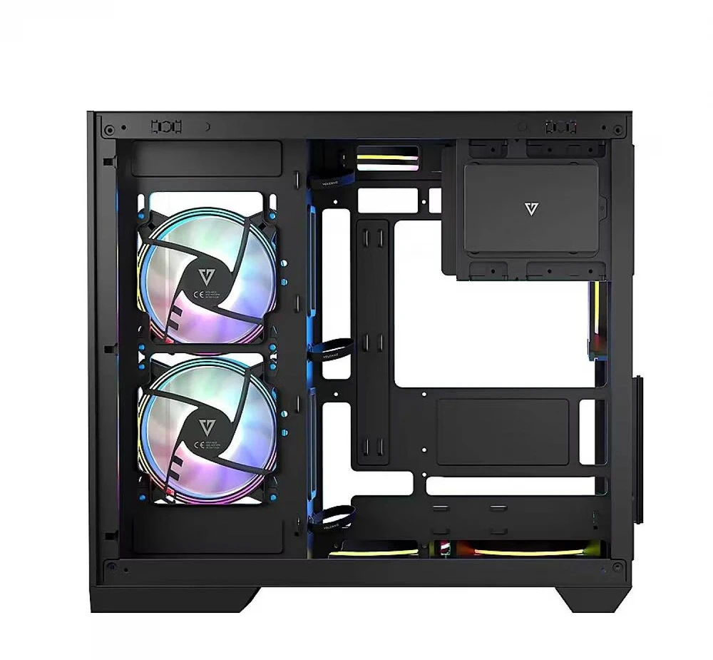 Modecom Volcano Panorama Apex ARGB 5F juoda