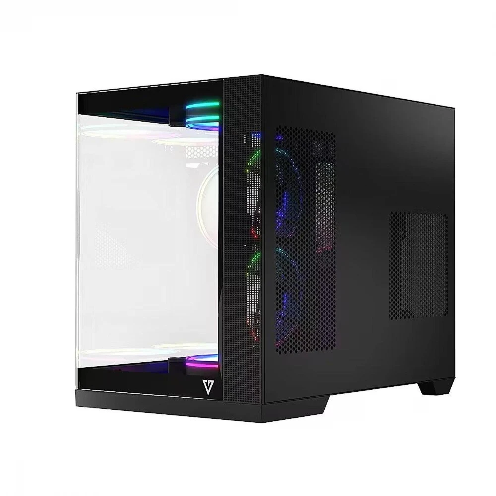 Modecom Volcano Panorama Apex ARGB 5F juoda