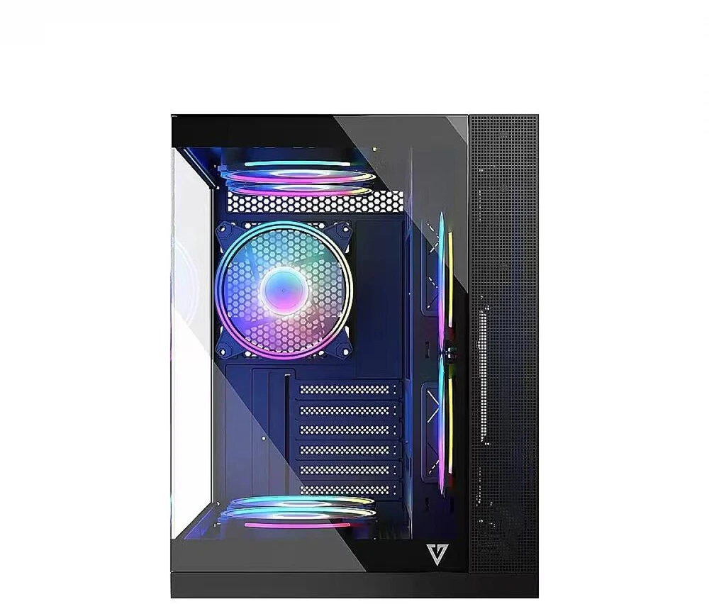 Modecom Volcano Panorama Apex ARGB 5F juoda