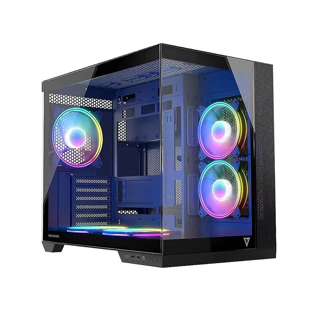 Modecom Volcano Panorama Apex ARGB 5F juoda