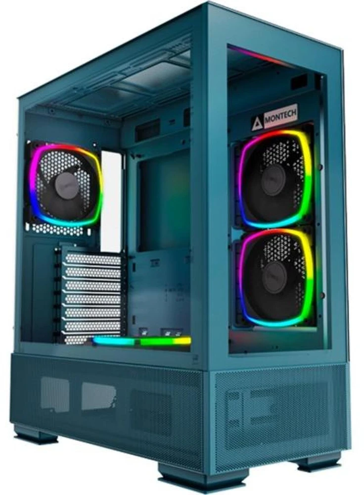Montech SKY TWO, Midi-Tower - mėlynos spalvos