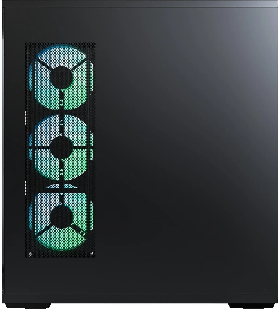 Montech kompiuterio korpusas TG3 (B), Midi-Tower, 58 l, juodas, grūdintas stiklas, RGB apšvietimas, ATX, USB-C, USB-A 3.2 Gen 1