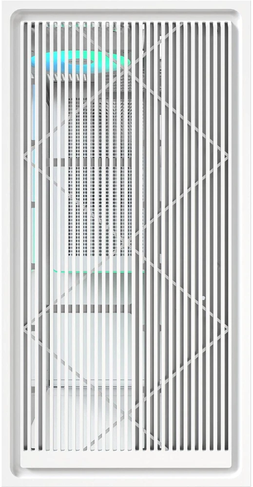 Montech kompiuterio korpusas TG3 (W), Midi-Tower, baltas, 58 l, grūdintas stiklas, 1x 360 mm GF360 U REV ventiliatorius