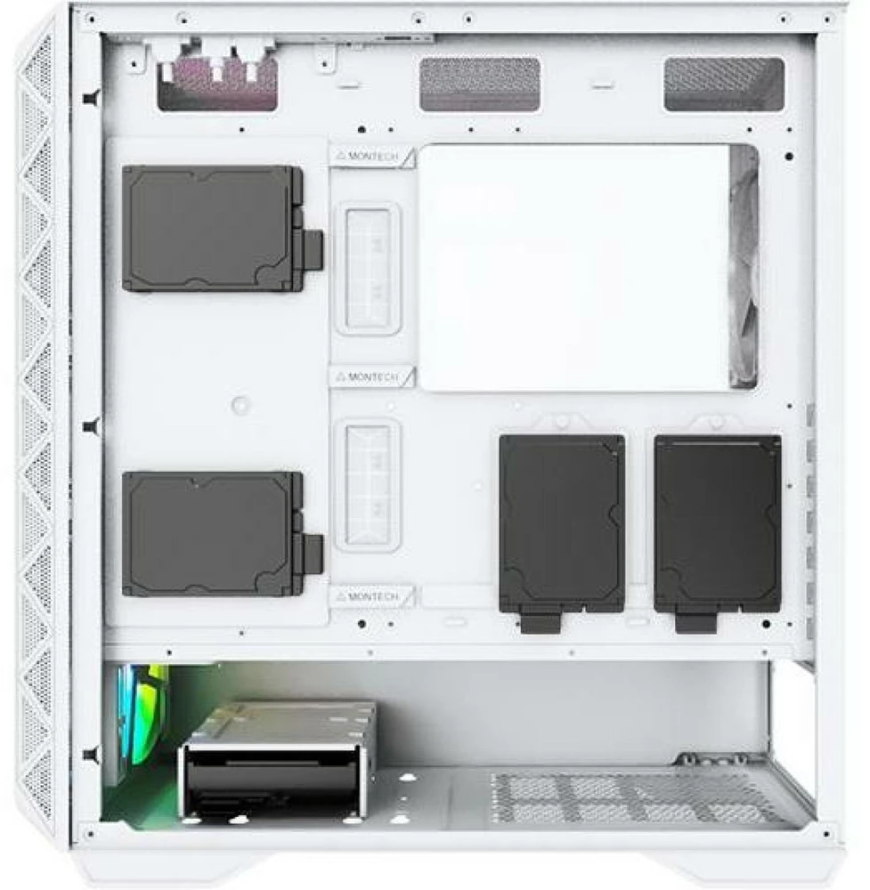 „Montech AIR 903 MAX Midi-Tower“, grūdintas stiklas – baltos spalvos