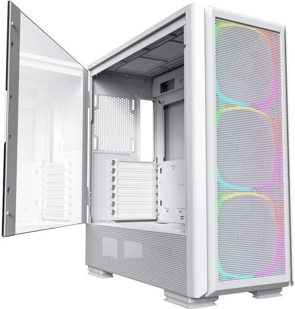 Montech SKY TWO GX Midi-Tower, grūdintas stiklas – baltos spalvos