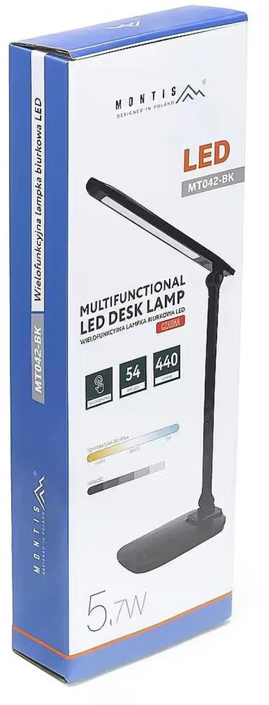 Montis Stalinė lempa wielofunkcyjna LED MT042 table lamp 5.7 W F Baltas