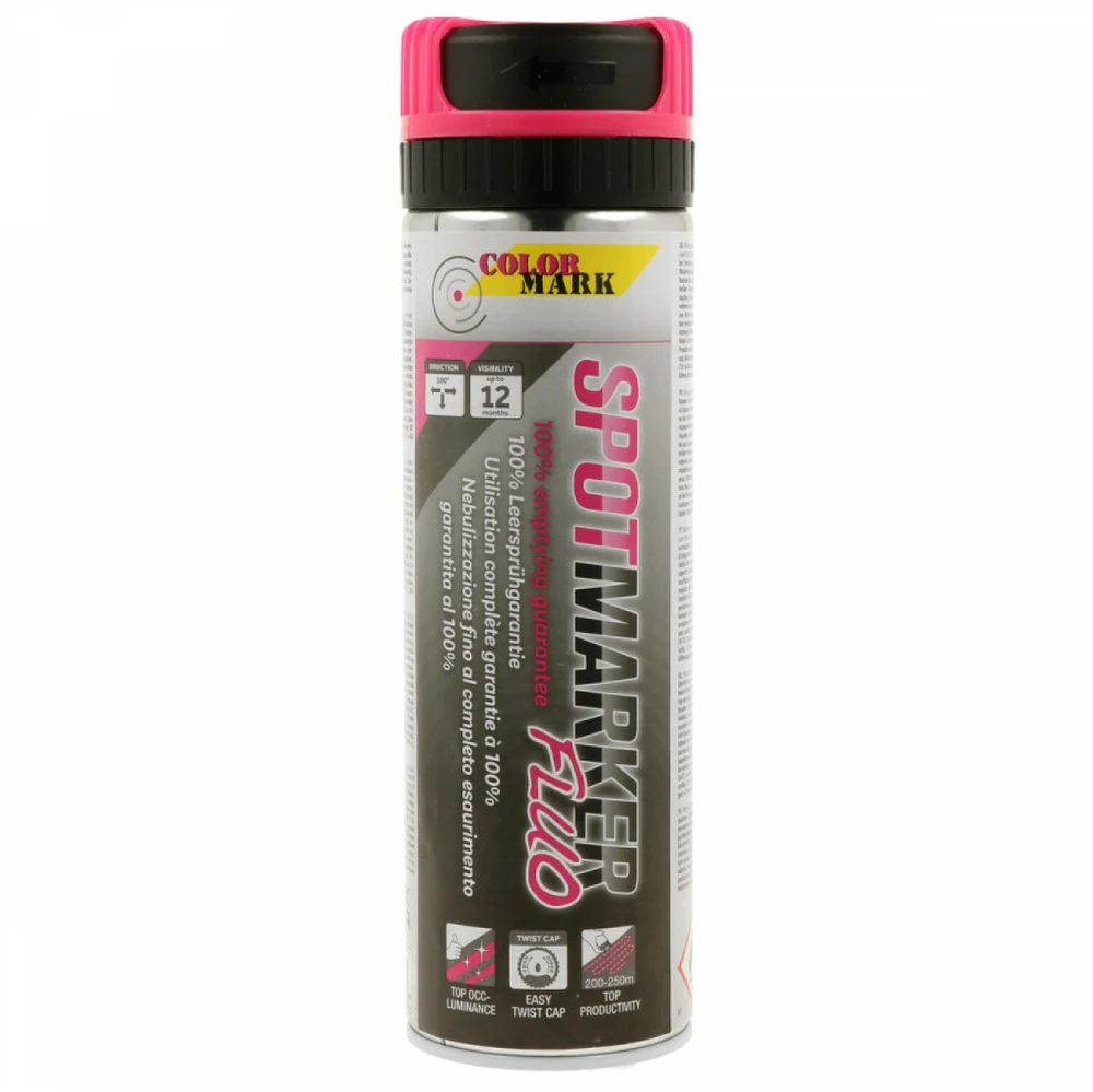 Žymėjimo dažai SPOTMARKER FLUO rožiniai 500ml, Motip