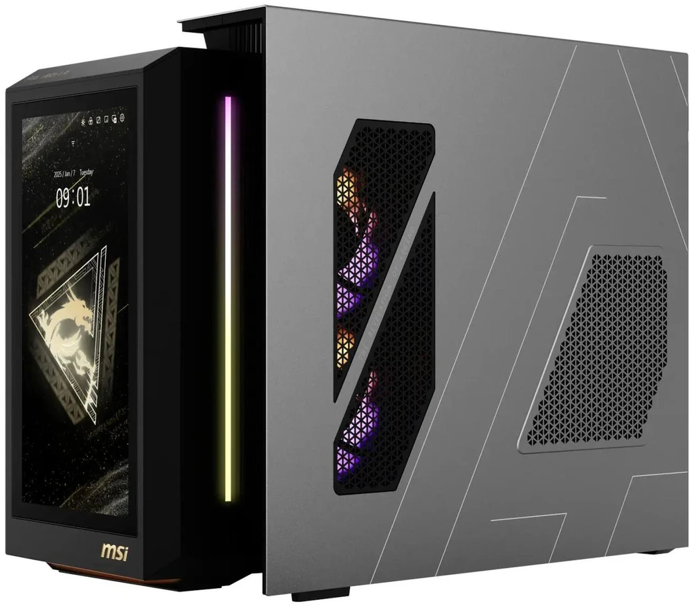 MSI MEG Vision X AI 2NVV7-009AT stacionarus kompiuteris su Intel Core 7 ULTRA 7 265K procesoriumi, 32 GB DDR5 RAM, 1 TB M.2 SSD, GeForce RTX 5080 (16 GB GDDR6X) vaizdo plokšte, Windows 11 Home