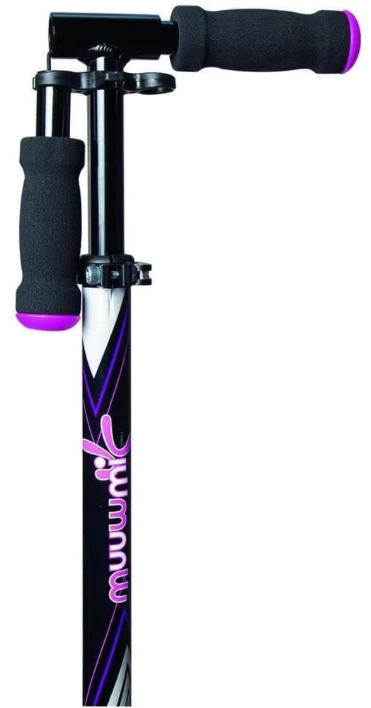 Muuwmi aluminum scooter 205mm juodas / pink - 463